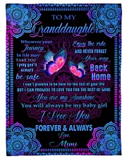 I LOVE YOU - GIFT FOR GRANDDAUGHTER FROM MIMI Small Fleece Blanket - 30" x 40" front