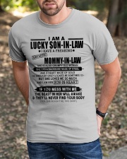 SHE LOVES ME SO MUCH - LOVELY GIFT FOR SON-IN-LAW Classic T-Shirt apparel-classic-tshirt-lifestyle-front-52