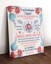 Miracles Happen Every Day - Lovely Gift For Granddaughter 11x14 Gallery Wrapped Canvas Prints aos-canvas-pgw-11x14-lifestyle-front-17