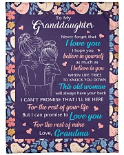 I BELIEVE IN YOU - BEST GIFT FOR GRANDDAUGHTER Fleece Blanket tile