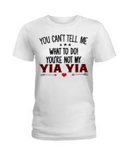 YOU CAN'T TELL ME - SPECIAL GIFT FOR GRANDCHILD Ladies T-Shirt tile