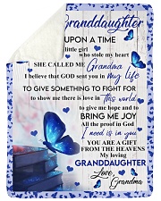 GIFT FROM HEAVEN - GRANDMA TO GRANDDAUGHTER Sherpa Fleece Blanket tile