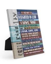 I LOVE YOU - SPECIAL GIFT FOR DAUGHTER-IN-LAW Easel-Back Gallery Wrapped Canvas tile