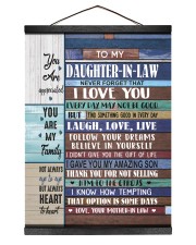 I LOVE YOU - SPECIAL GIFT FOR DAUGHTER-IN-LAW Hanging Canvas tile