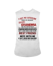SHE IS MY BEST FRIEND - AMAZING GIFT FOR GRANDSON Sleeveless Tee tile