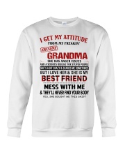 SHE IS MY BEST FRIEND - AMAZING GIFT FOR GRANDSON Crewneck Sweatshirt tile