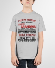 SHE IS MY BEST FRIEND - AMAZING GIFT FOR GRANDSON Youth T-Shirt garment-youth-tshirt-front-01