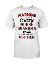 I HAVE A CRAZY NURSE GRANDMA Premium Fit Mens Tee tile