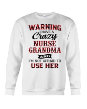 I HAVE A CRAZY NURSE GRANDMA Crewneck Sweatshirt tile