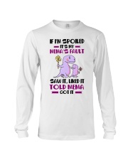 IF I'M SPOILED - MEMA TO GRANDCHILDREN Long Sleeve Tee tile