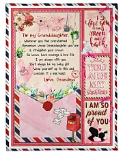 STRAIGHTEN YOUR CROWN - GRANDMA TO GRANDDAUGHTER Small Fleece Blanket - 30" x 40" front