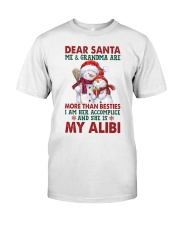 SHE IS MY ALIBI - AMAZING GIFT FOR GRANDDAUGHTER Classic T-Shirt tile
