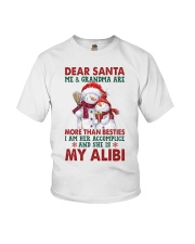 SHE IS MY ALIBI - AMAZING GIFT FOR GRANDDAUGHTER Youth T-Shirt front