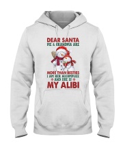 SHE IS MY ALIBI - AMAZING GIFT FOR GRANDDAUGHTER Hooded Sweatshirt tile