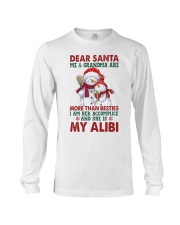 SHE IS MY ALIBI - AMAZING GIFT FOR GRANDDAUGHTER Long Sleeve Tee tile