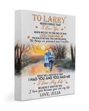 I LOVE YOU - JULIA TO LARRY 11x14 Gallery Wrapped Canvas Prints front