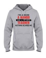 AND A RETIRED - PERFECT GIFT FOR TEACHER Hooded Sweatshirt front