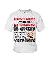 MY GRANDMA IS CRAZY - BEST GIFT FOR GRANDSON Youth T-Shirt tile