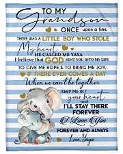 MY HEART - LOVELY GIFT FOR GRANDSON Fleece Blanket tile