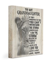 I AM THE STORM - NANA TO GRANDDAUGHTER 11x14 Gallery Wrapped Canvas Prints front