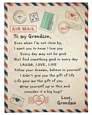 FOLLOW YOUR DREAMS SPECIAL GIFT FOR GRANDSON Small Fleece Blanket - 30" x 40" front