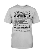 5 THINGS YOU SHOULD KNOW ABOUT MY MOTHER-IN-LAW Classic T-Shirt front