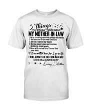 5 THINGS YOU SHOULD KNOW ABOUT MY MOTHER-IN-LAW Premium Fit Mens Tee tile
