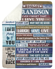 FOLLOW YOUR DREAMS - GRAMS TO GRANDSON Sherpa Fleece Blanket tile