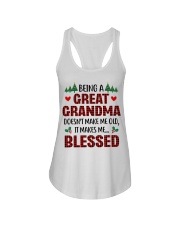 Being A Great Grandma - Perfect Gift For Grandma Ladies Flowy Tank tile