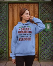 Being A Great Grandma - Perfect Gift For Grandma Hooded Sweatshirt apparel-hooded-sweatshirt-lifestyle-02