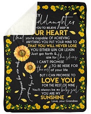 YOU ARE MY SUNSHINE - GRANDMA TO GRANDDAUGHTER Sherpa Fleece Blanket tile