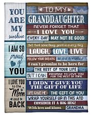 FOLLOW YOUR DREAMS - GRANDMA TO GRANDDAUGHTER Small Fleece Blanket - 30" x 40" front