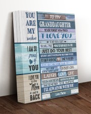 JUST DO YOUR BEST - MEME TO MY GRANDDAUGHTER 11x14 Gallery Wrapped Canvas Prints aos-canvas-pgw-11x14-lifestyle-front-17