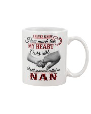 NEVER KNEW HOW MUCH LOVE MY HEART - NAN Mug tile