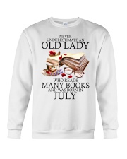 Never Underestimate An Old Lady - Perfect Gift For Grandma Crewneck Sweatshirt tile