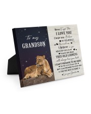 I BELIEVE IN YOU - AMAZING GIFT FOR GRANDSON Easel-Back Gallery Wrapped Canvas tile