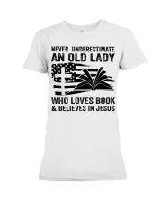 Believe In Jesus - Amazing Gift For Grandma Premium Fit Ladies Tee tile