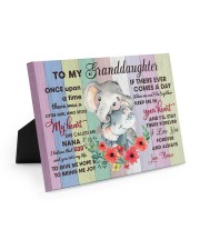 ONCE UPON A TIME - SPECIAL GIFT FOR GRANDDAUGHTER Easel-Back Gallery Wrapped Canvas tile