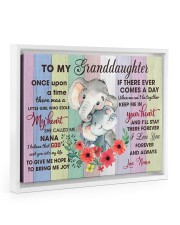 ONCE UPON A TIME - SPECIAL GIFT FOR GRANDDAUGHTER Floating Framed Canvas Prints White tile