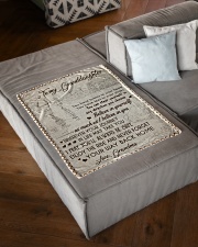 YOUR WAY BACK HOME - LOVELY GIFT FOR GRANDDAUGHTER Small Fleece Blanket - 30" x 40" aos-coral-fleece-blanket-30x40-lifestyle-front-03