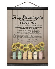 I LOVE YOU - GIFT FOR GRANDDAUGHTER FROM GRANDMA Hanging Canvas tile