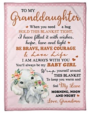 MY LOVE - BEST GIFT FOR GRANDDAUGHTER Small Fleece Blanket - 30" x 40" front