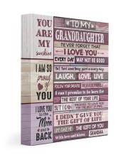 FOLLOW YOUR DREAMS - GREAT GIFT FOR GRANDDAUGHTER 11x14 Gallery Wrapped Canvas Prints front