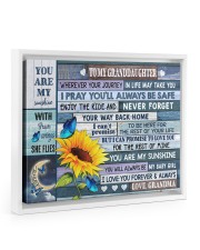 YOU ARE MY SUNSHINE - AMAZING GIFT FOR GRANDDAUGHTER Floating Framed Canvas Prints White tile