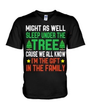 I'm The Gift In The Family - Best Gift For Grandson V-Neck T-Shirt tile