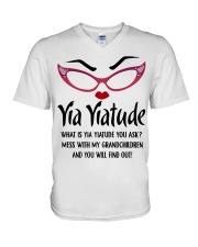 AMAZING GIFT FOR YIAYIATUDE V-Neck T-Shirt tile