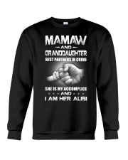 MAMAW AND GRANDDAUGHTER - BEST PARTNERS IN CRIME Crewneck Sweatshirt tile