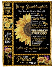 I LOVE YOU - BEAUTIFUL GIFT FOR GRANDDAUGHTER Fleece Blanket tile