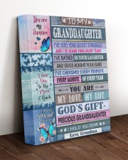 PRECIOUS GRANDDAUGHTER - GIFT FOR GRANDDAUGHTER 11x14 Gallery Wrapped Canvas Prints aos-canvas-pgw-11x14-lifestyle-front-17