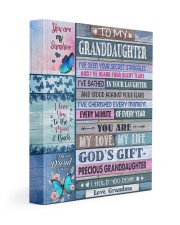 PRECIOUS GRANDDAUGHTER - GIFT FOR GRANDDAUGHTER 11x14 Gallery Wrapped Canvas Prints front
